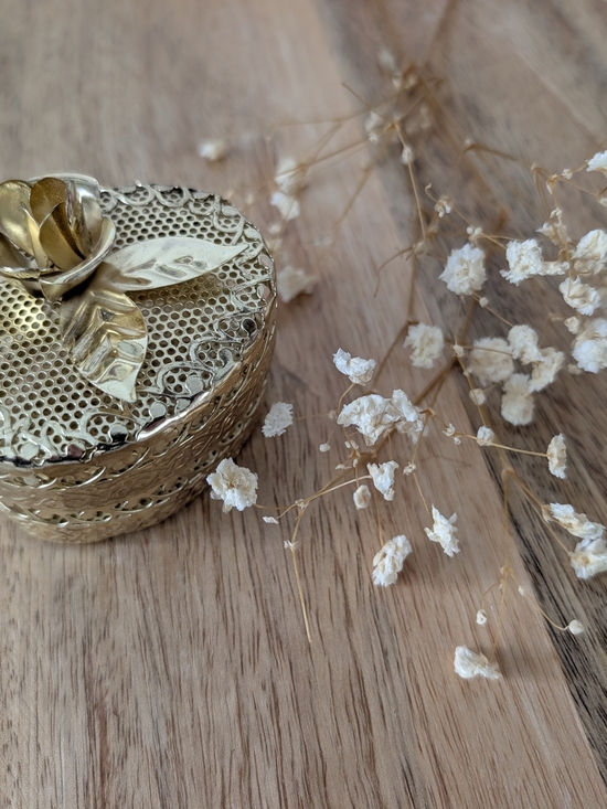 Other - Gold Floral Trinket Box